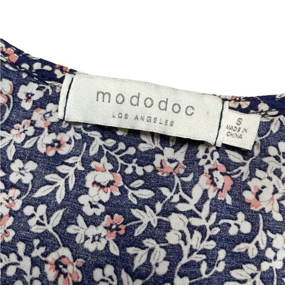 MODODOC Floral Sleeveless Blouse Size Small - Picture 6 of 6